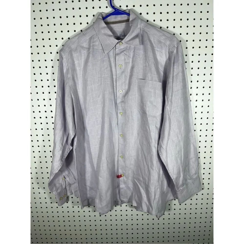 Tommy Bahama button down silk shirt size L